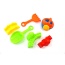 Beach Toy Playset With Wheelbarrow (Colors May Vary)