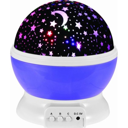 Night Light Projection Lamp (Purple)