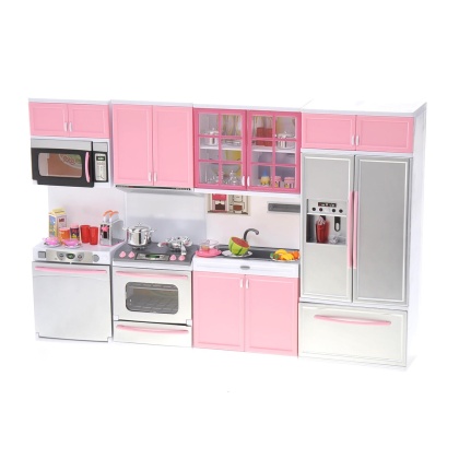 Battery Operated Modern Kitchen Playset w/ Dishwasher and Microwave