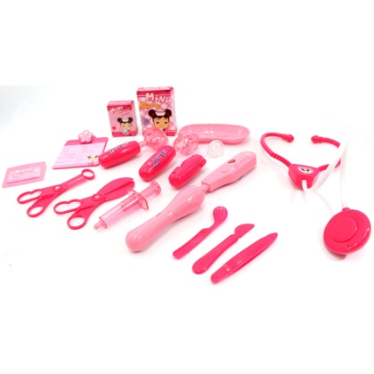 Deluxe Doctor Medical Kit Playset (Pink)