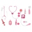 Doctor Nurse Medical Kit Playset for Kids (Pink)
