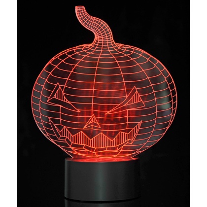 3D Pumpkin Laser Cut Precision LED Lights