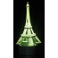 3D Eifel Tower Laser Cut Precision LED Lights