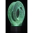 3D Corkscrew Lighting Laser Cut Precision LED Lights