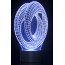 3D Corkscrew Lighting Laser Cut Precision LED Lights