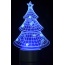 3D Christmas Tree Laser Cut Precision LED Lights