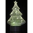 3D Christmas Tree Laser Cut Precision LED Lights