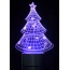 3D Christmas Tree Laser Cut Precision LED Lights