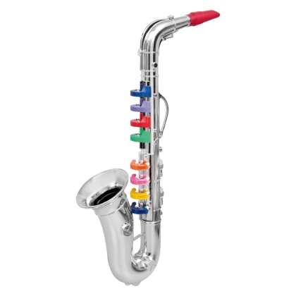 Saxophone With 8 Colored Keys