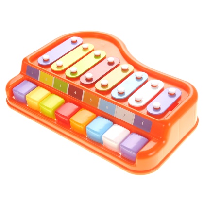 2 In 1 Xylophone/Piano With Music Sheet Songbook