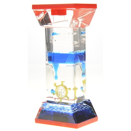 Liquid Motion Bubbler With One Wheel (Blue)