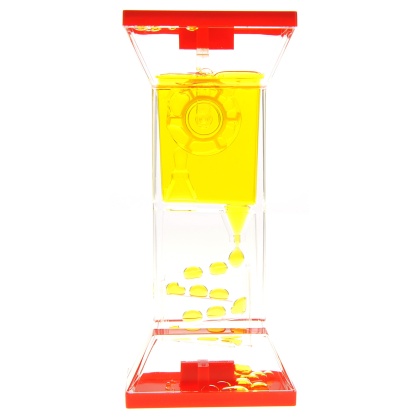 Liquid Motion Bubbler With One Wheel (Yellow)