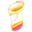 Liquid Motion Bubbler (Yellow Pink)