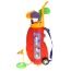Deluxe Toy Golf Set For Kids With Easy Storage (Red)