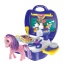 Portable Pony Carrier Play Set