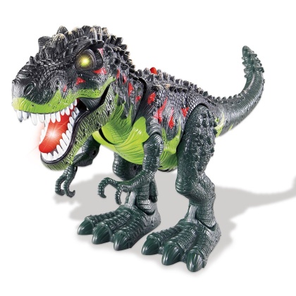 Tyrannosaurus T-Rex Dinosaur With Lights aAnd Sounds (Green)