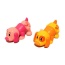 Set Of 12 Wind Up Colorful Dogs