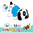 Set Of 12 Wind Up Colorful Dogs
