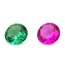 Clear Colorful Assorted Pirate Gems (24 Gems)