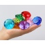 Clear Colorful Assorted Pirate Gems (24 Gems)