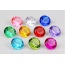 Clear Colorful Assorted Pirate Gems (24 Gems)