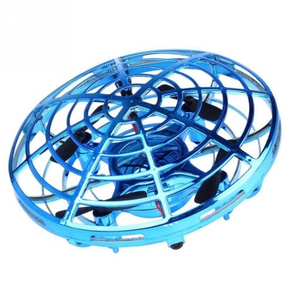 Mini UFO Hand Controlled Quadcopter (Blue)