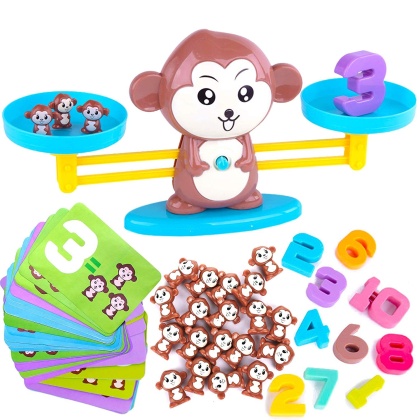 Educational Monkey Balance Math Game
