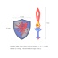 Foam Swords And Shields Playset (8 Swords And 4 Shields)