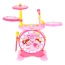 Keyboard & Drum Set with Children’s Musical Instruments (Pink)