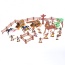 Wild West Native American Indians and Cowboy Playset