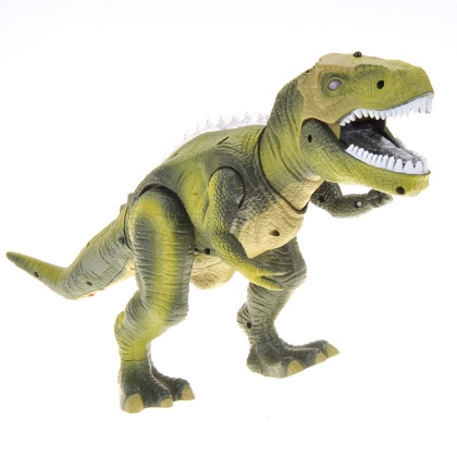 Remote Control Dinosaur T-Rex Toy for Kids (Green)