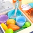 Pretend Kitchen Play Set With Lights And Sound | Realistic Working Sink With Water Circulation