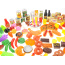 Deluxe Pretend Play Food Assortment Set