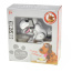 My Dog Piggy Bank - Robotic Coin Munching Toy Money Box (White With Black Spot)