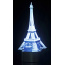 3D Eifel Tower Laser Cut Precision LED Lights