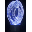3D Corkscrew Lighting Laser Cut Precision LED Lights