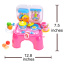 Portable Kids Kitchen Cooking Set Toy With Lights And Sounds, Folds Into Stepstool