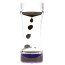 Liquid Motion Bubbler (Black Purple)