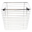 Cabinet Wastebasket/Storage Basket (Chrome)