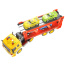 1:16 2-in-1 Friction Powered Transporter Truck With Lights And Sounds