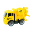 Take-A-Part Friction Powered Construction Trucks With Crane, Excavator, Mixer, Dump Truck