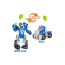 3-in-1 Take-A-Part Robot Toy Playset (Blue)