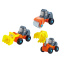 3-in-1 Take-A Part Construction Toy Truck With Power Tool (Bulldozer + Excavator + Roller)