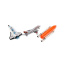 Space Shuttle Playset With Rockets, Satellites, Rovers & Vehicles