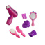Beauty Salon Fashion Play Set With Hairdryer, Mirror, And Accessories