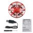 Mini UFO Hand Controlled Quadcopter (Red)