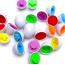 Educational Matching Shape And Color Eggs Game