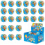 Mini Planet Earth Soft Foam Stress Balls (24 Balls Per Box)