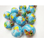 Mini Planet Earth Soft Foam Stress Balls (24 Balls Per Box)