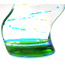 Liquid Motion Bubbler (Blue Green)